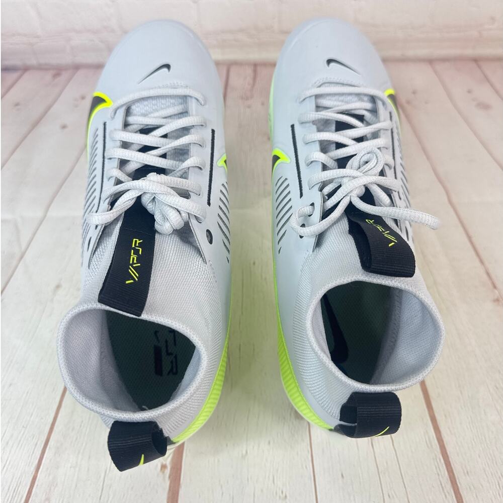 Nike Vapor Edge Pro 360 2 Platinum Green Football Cleats Mens Sz 10.5 DA5456-004 - Picture 7 of 10